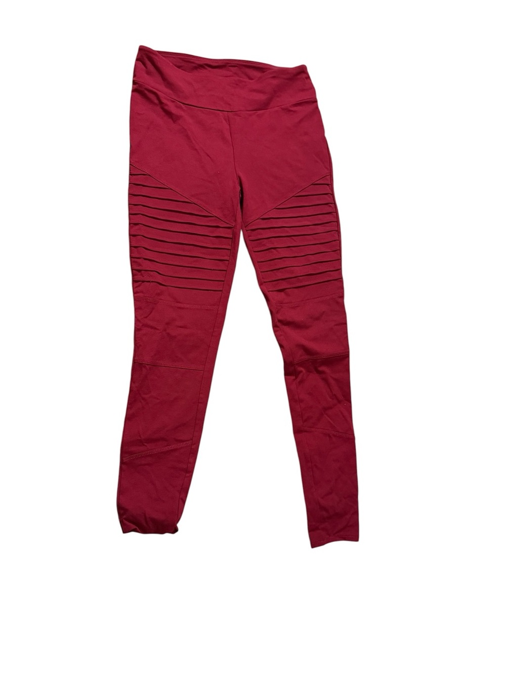 LuLaRoe Ribbed Moto Leggings - Wine
